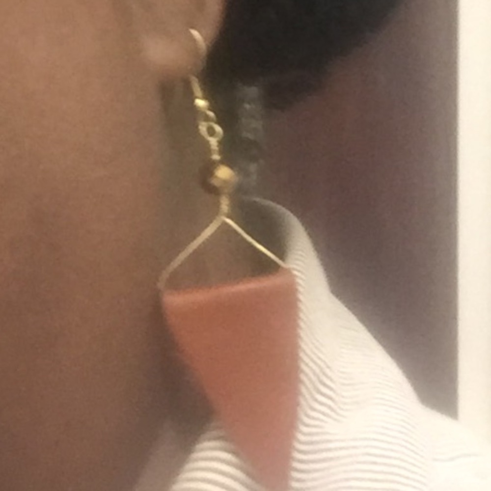 Leather earrings